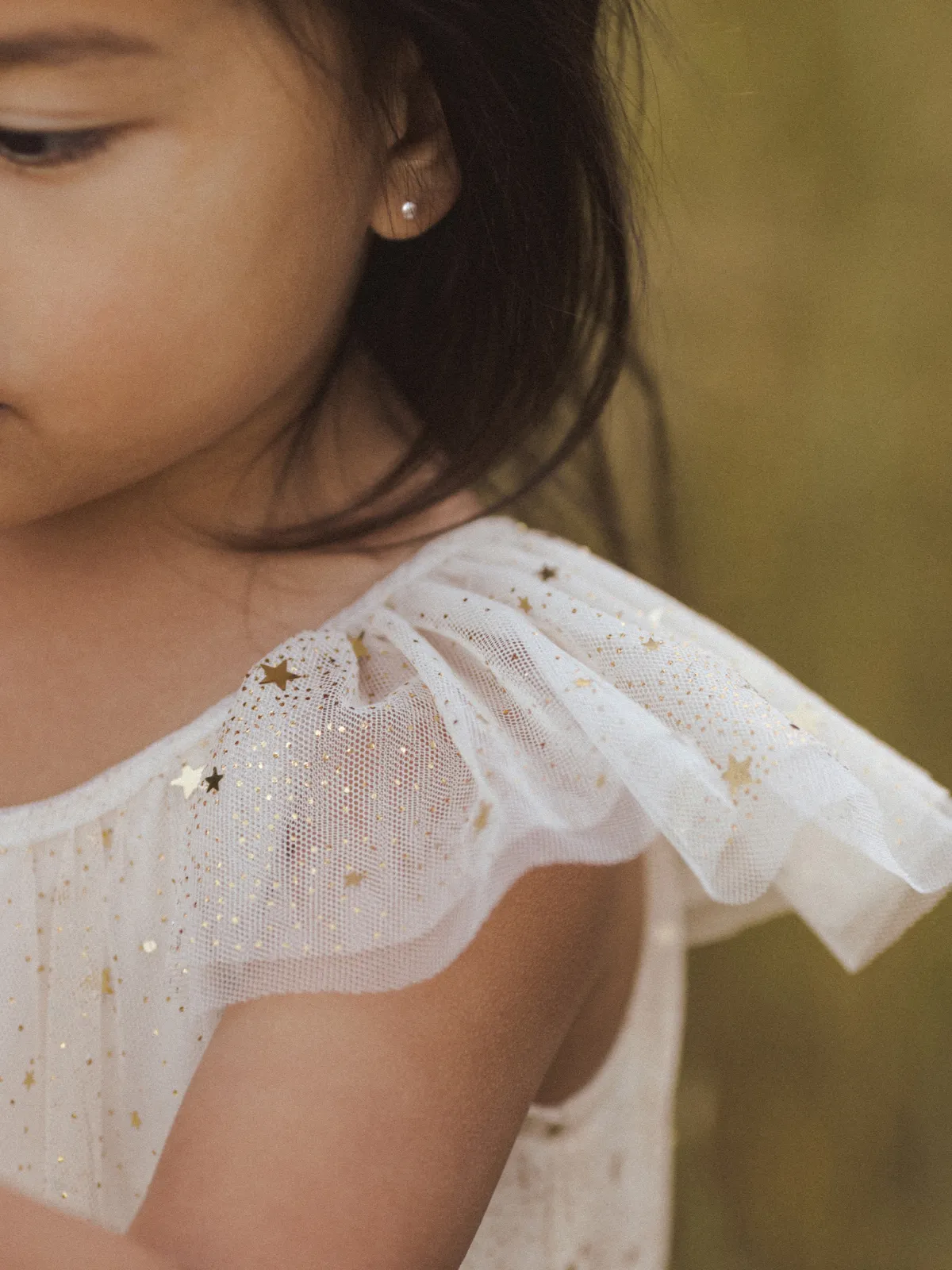 Edie Dress, Champagne Stars