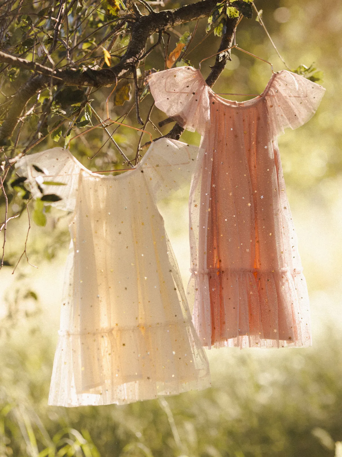 Edie Dress, Champagne Stars