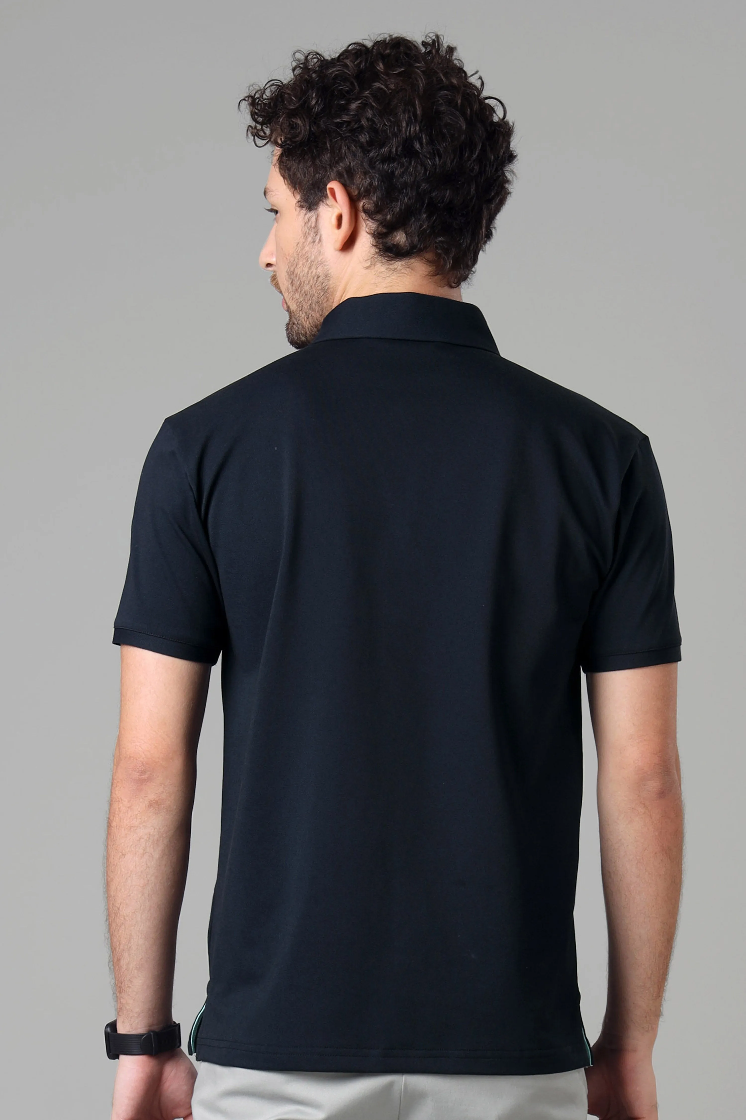 Exclusive Navy Blue Polo T-Shirt For Men