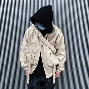 Nylon Trench Coat With Large Pockets