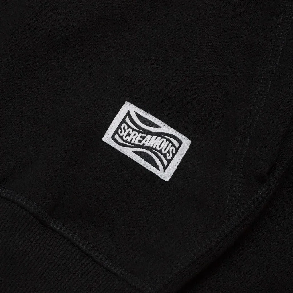 Pullover Hoodie Oversize CURZA BLACK