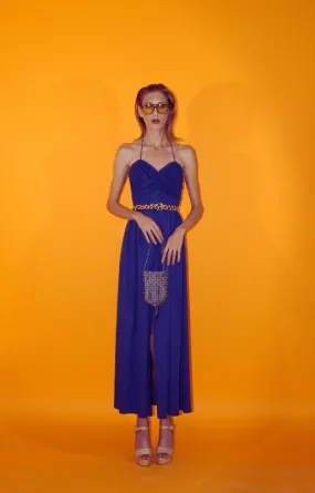 RENT Vintage Blue Prom Dress